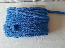 Vintage Braid Upholstery BLUE Flanged Cord Piping Edging Cushions Edging Retro 