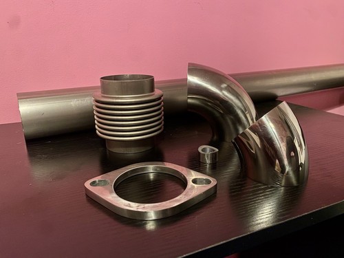Titanium exhaust intercooler - titanium,