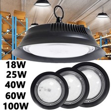 1-10x LED High Bay Light Low Bay UFO Warehouse Garage Industrial Workshop Lamp
