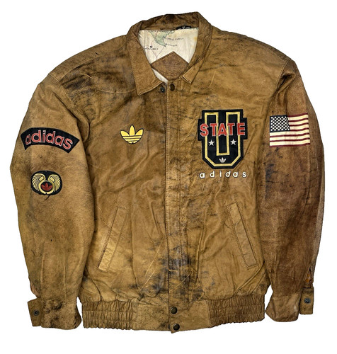Vintage adidas leather jacket - vintage,