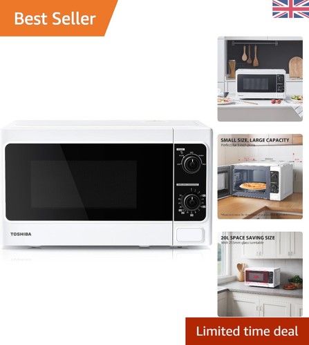 Sleek white 20l microwave - 20l,