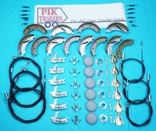 Triple axle brake shoe - axle, shoe,