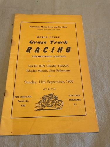 1960 motor cycle grass - cycle,