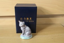 Halcyon Days Blue Point Burmese Cat Figurine Boxed 3 inches High