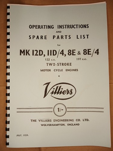 Villiers mk12d 11d - 8e, 8e/4