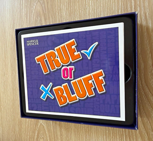 True bluff party word game - true,