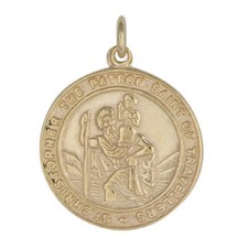 9ct Yellow Gold Large Circular