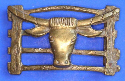 Vintage steers head gate - vintage, &