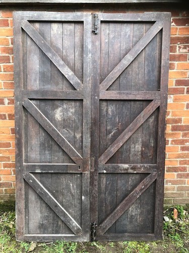 Doors double oak plank - double, or