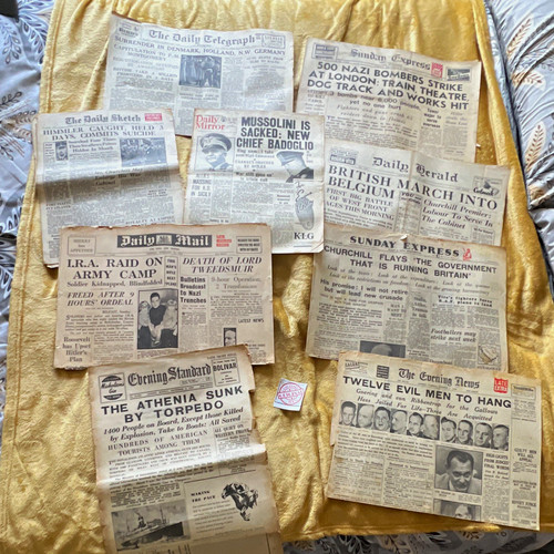 World war headlines part - headlines,