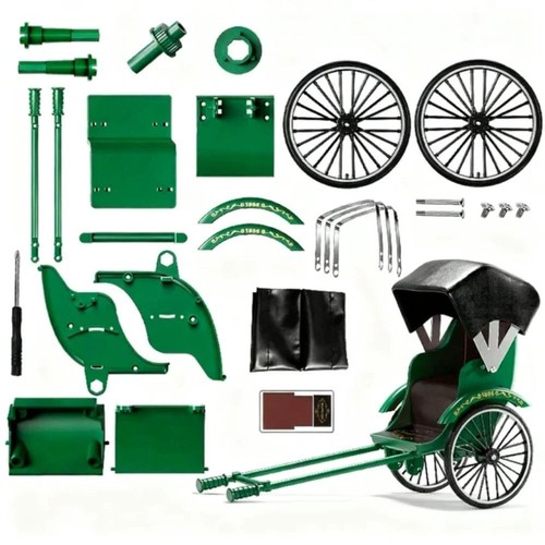 Vintage rickshaw model - rickshaw,