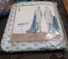 Unstitched In Blue and White