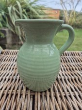 Vintage Art Deco Lovatts Green Jug