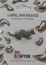FERRET Lapel Pin Badge,  hand