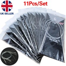 11Pcs Metal Knitting Needles