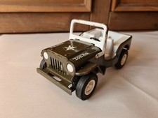  Tonka  Army Jeep Toys Metal   Vintage  70s-80s  good condition 
