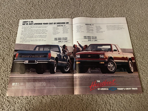 Vintage 1988 chevy 4x4 - s-10,