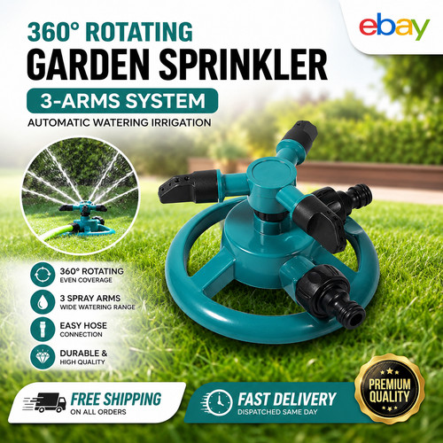 360 rotating garden lawn - 360°,