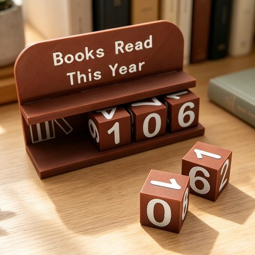 Reading counter for books - counter,