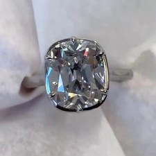 4.00 TCW Old Mine Cushion Cut