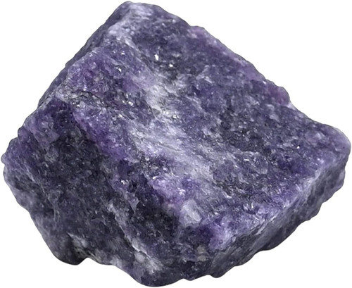 Lepidolite raw crystal stone - lepidolite,