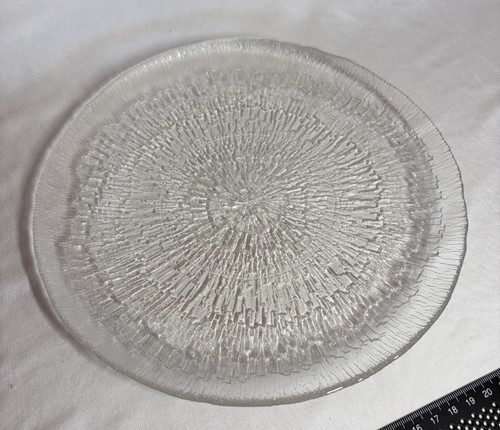 Vintage solaris glass plate - vintage,