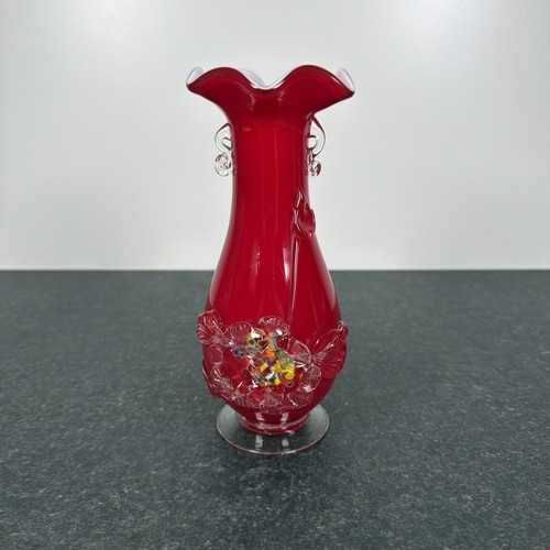 Vintage red chinese - red, glass