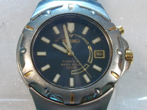 Seiko kinetic mens watch - seiko,