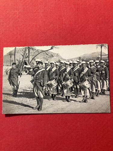 French foreign legion postcard - french,