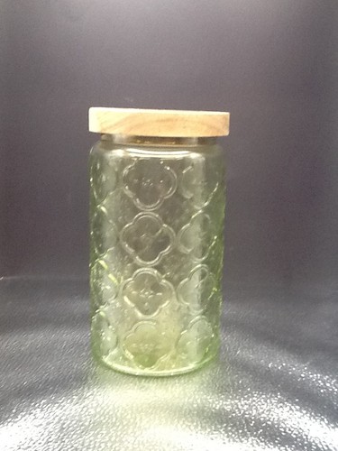 Green glass mason jars - glass,