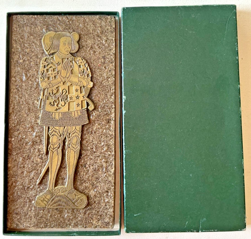Brass rubbing plaque - brass, ralph