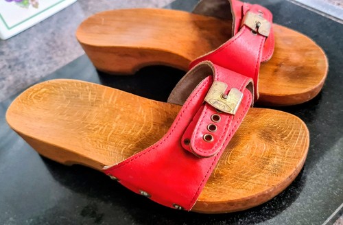Vintage scholl clogs - scholl,