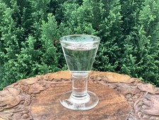 Lovely Antique Victorian Penny Lick Glass / Firing Glass Deceptive Bowl c1870