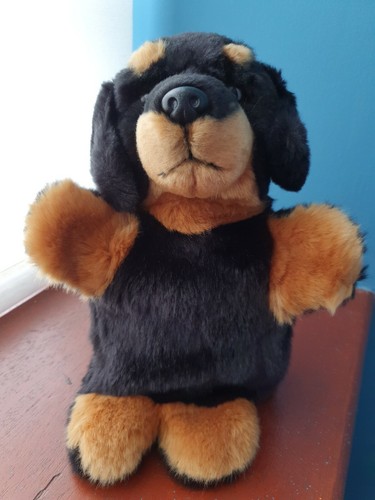 Rottweiler puppet - 12",