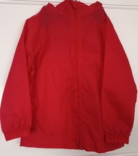 Red Raincoat With Hood ,Tu 5-6