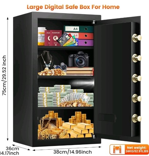 102l large digital home safe - large,