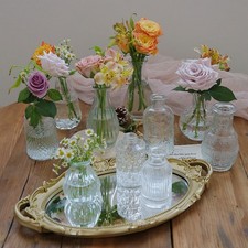 Set of 12 Glass Bud Vase Small