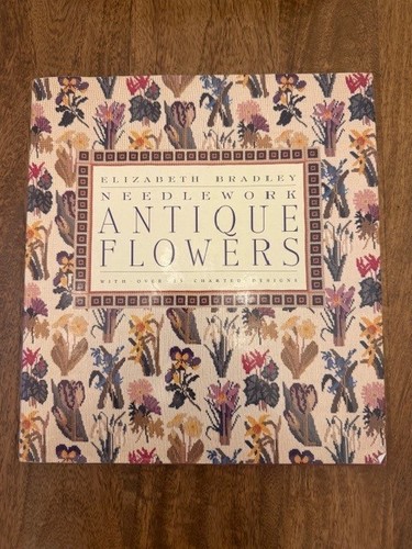 Needlework antique flowers - antique, by