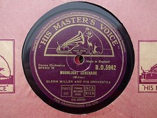 GLENN MILLER - Moonlight Serenade / American Patrol 78 rpm disc