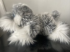 SCHNAUZER SIGNATURE CUDDLE PUPPIES SOFT PLUSH DOG KEEL TOYS 21cm