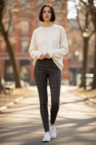 Sanctuary plaid pull pants - sanctuary, pull-on
