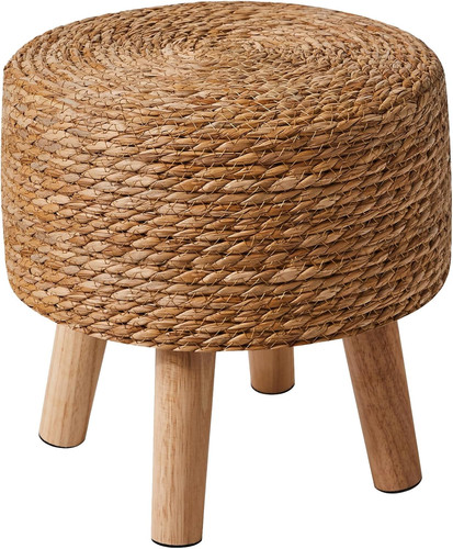Footstool natural seagrass - footstool,