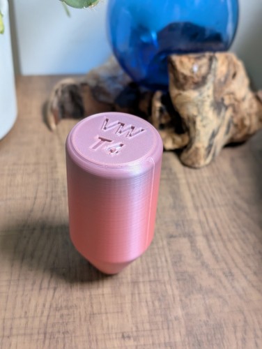 Printed embossed gear knob - 3d,