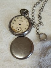 1905 Ingersoll Yankee Dollar Pocket Watch For Parts Or Restoration D16