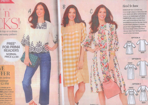 Prima sewing pattern - sewing, 02/24