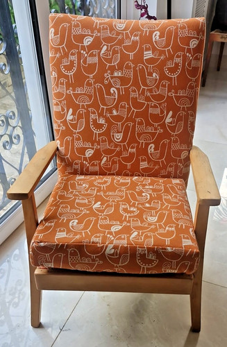 Vintage wooden armchair - vintage,