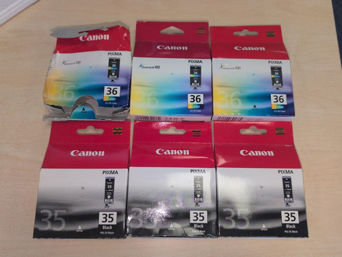 Qty genuine canon - 6, bk