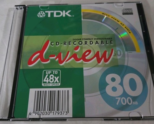 Tdk r80 recordable blank - cd-r80,