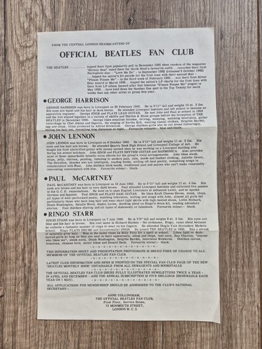 Original 1964 beatles - 1964, fan
