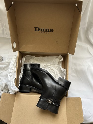 Dune london black leather - london,